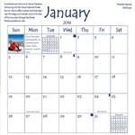 January Calendar Page