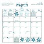 March Calendar Page