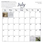 July Calendar Page