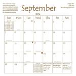 September Calendar Page