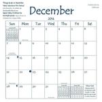 December Calendar Page