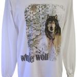 Winter Wolf Long-Sleeve Tee, White