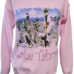 Pussy Willow Crewneck Sweatshirt, Pink