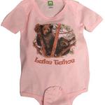 Baby Bear in a Tree Baby Onesie, Pink