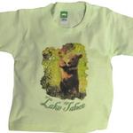 Bear & Flower Baby Tee, Green