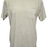 Grey Pocket Tee, Front