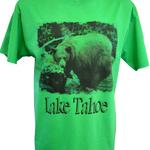 Bear on a Log Tee, Green