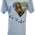 I Love Lake Tahoe Tee, Blue