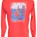 "Red Air" X-TREME Cotton Tee, Long-Sleeve, Red, small image