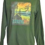 "Green Trail" X-TREME Cotton Tee, Long-Sleeve, Green, small image