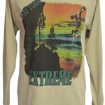 "Green Trail" X-TREME Cotton Tee, Long-Sleeve, Sand, large image on front